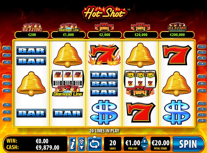 Hot Shots Slot Machine Online