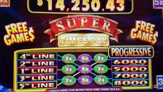 Slot machine high limit bonus
